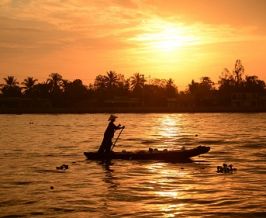 The transportation in Mekong Delta