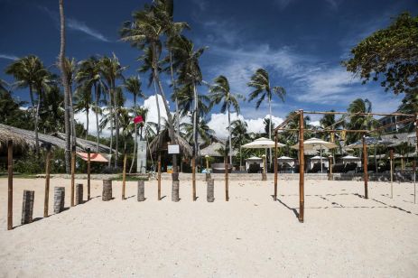 The beach